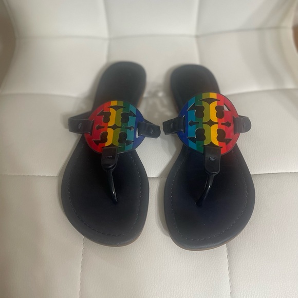 Tory Burch Miller Royal navy sandal - Picture 1 of 3